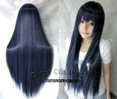 Peruca Azul Longa Lisa